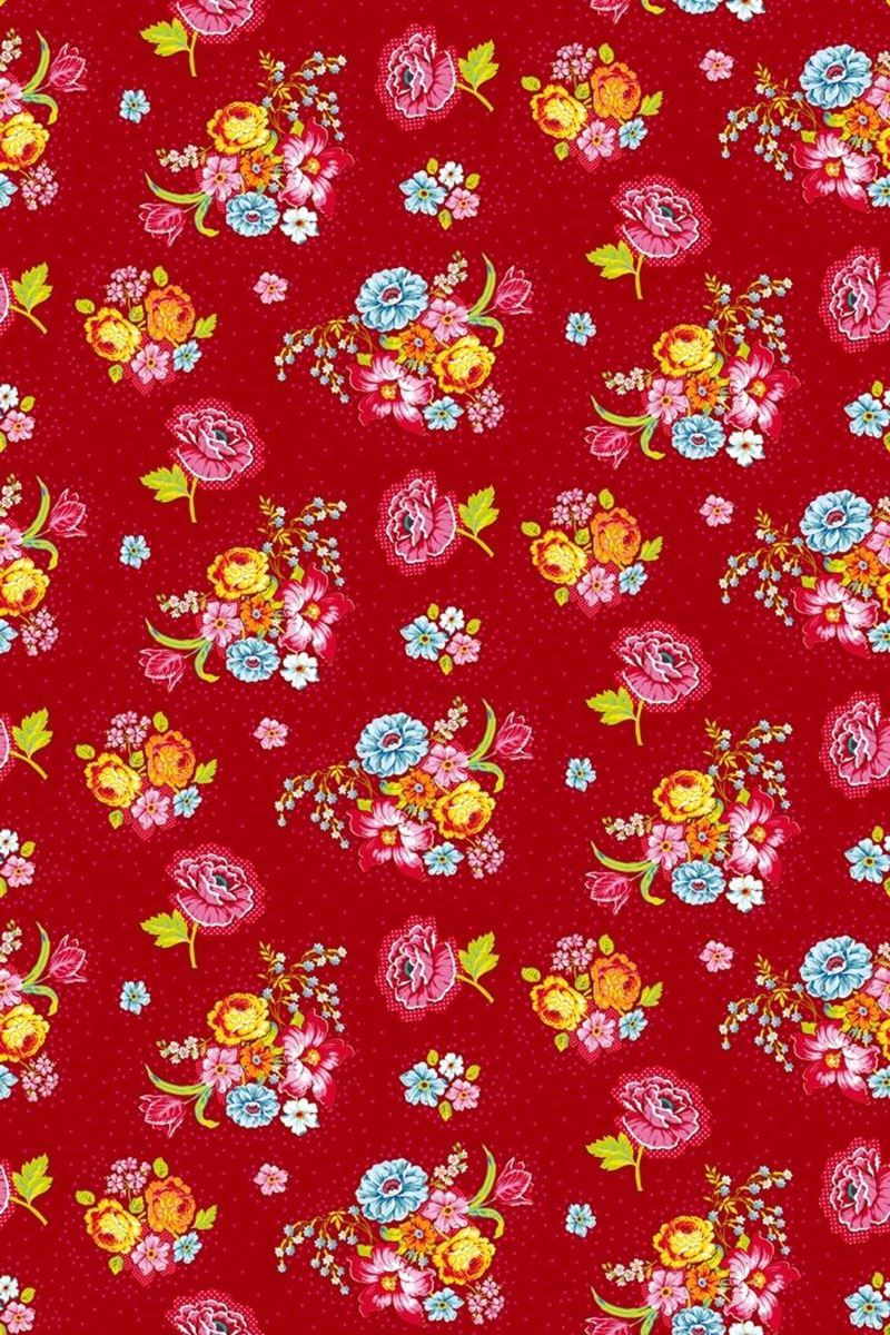 Pip Studio Bunch of Flowers Wallpower Red