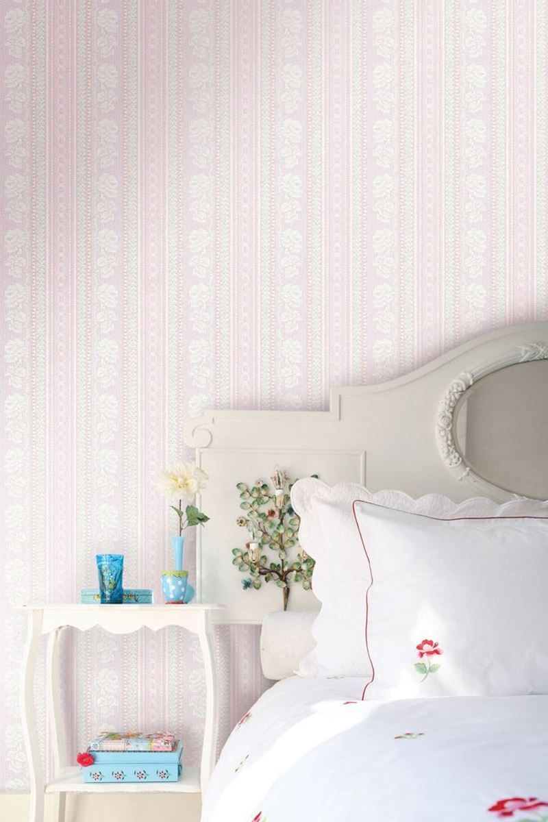 Pip Studio Pearls and Lace wallpower roze