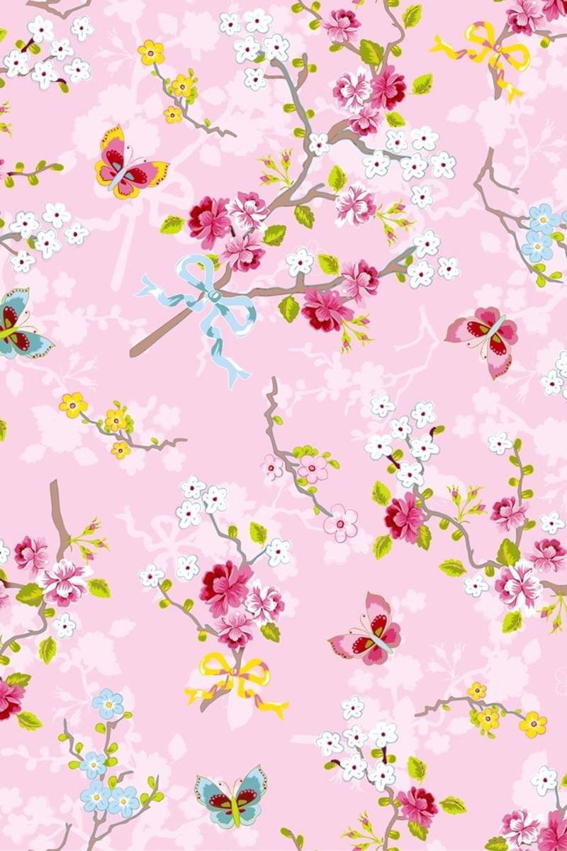 Pip Studio Chinese Rose Vliestapete Hellrosa