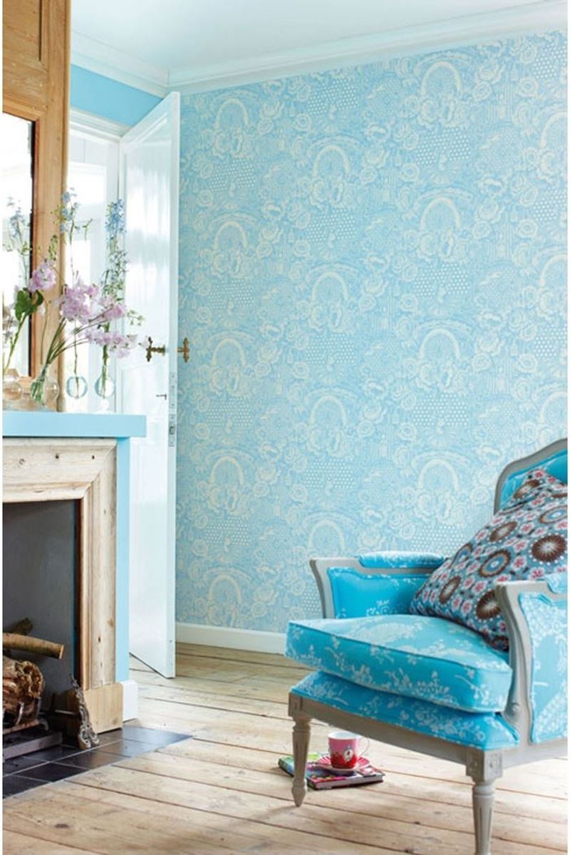 Pip Studio Deerest Peacock Wallpower Blue