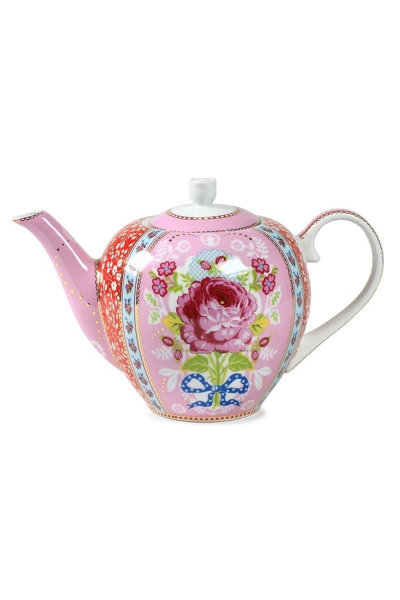 Floral Teapot Pink