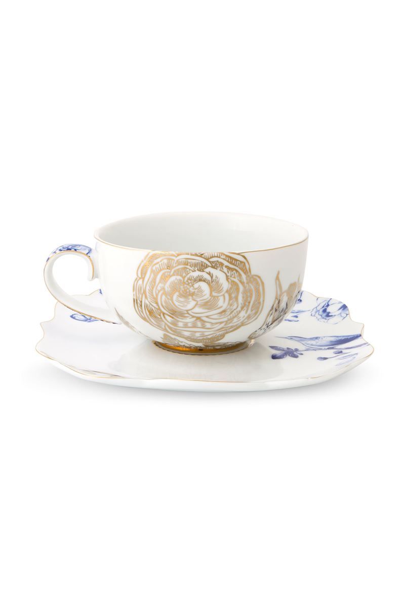Royal White Thee Kop en Schotel