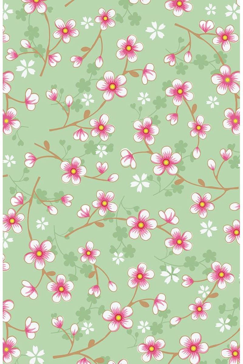 Pip Studio Cherry Blossom Vliestapete Mintgrün