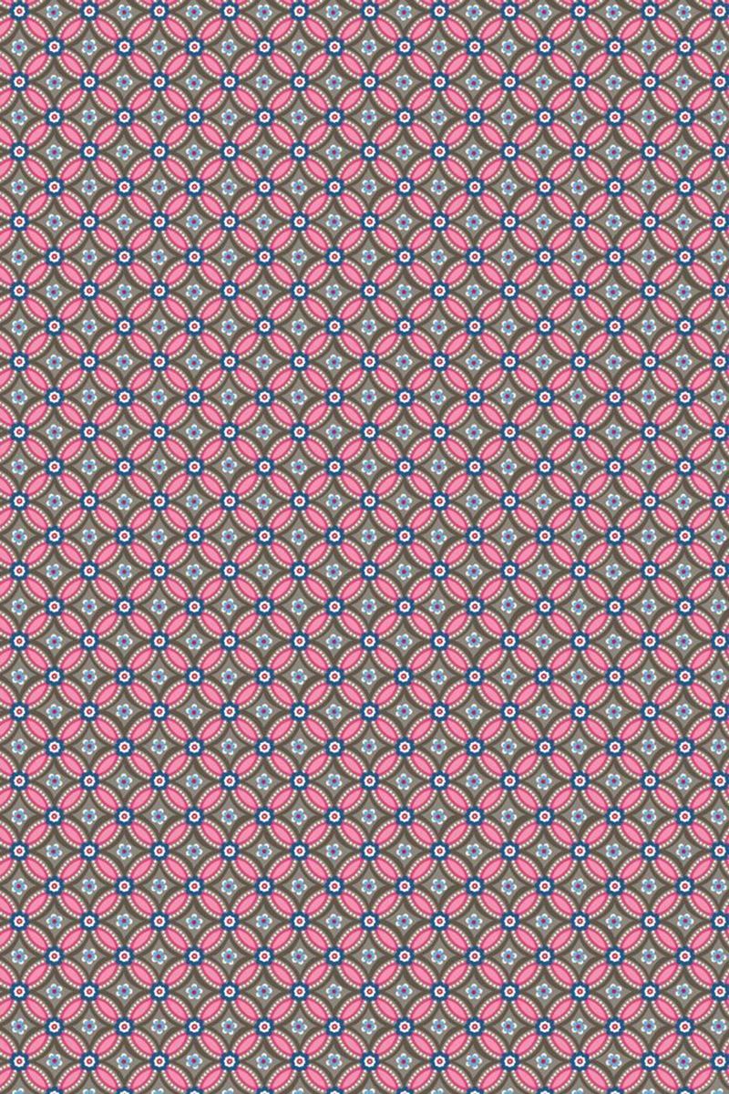 Pip Studio Geometric Non-Woven Wallpaper Brown/Pink