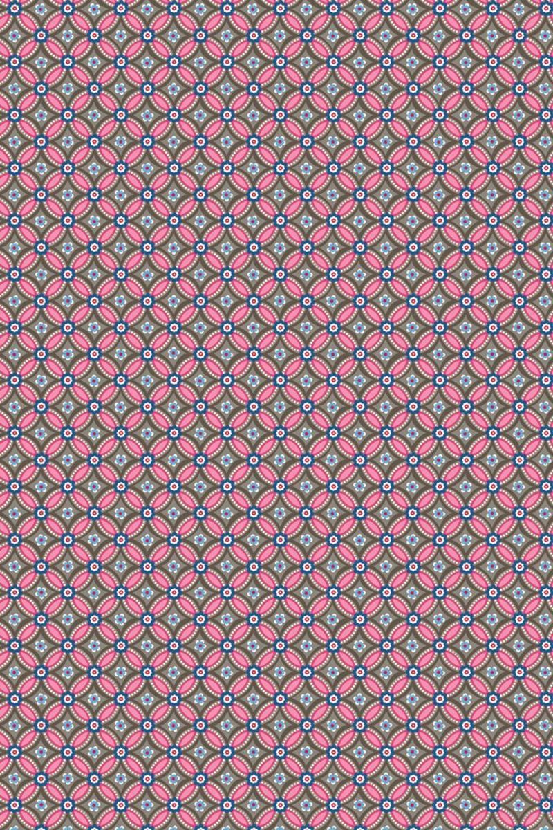 Pip Studio Geometric Non-Woven Wallpaper Brown/Pink