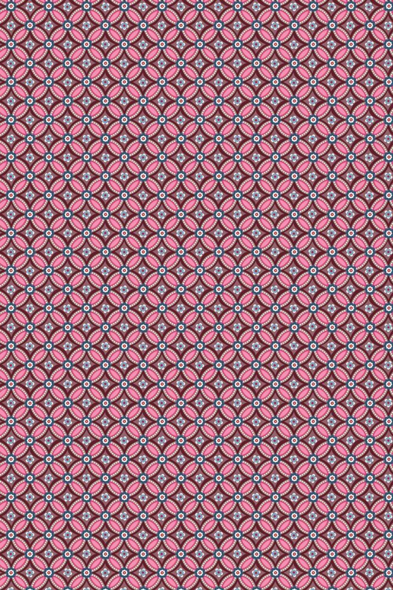 Pip Studio Geometric Vliesbehang Burgundy