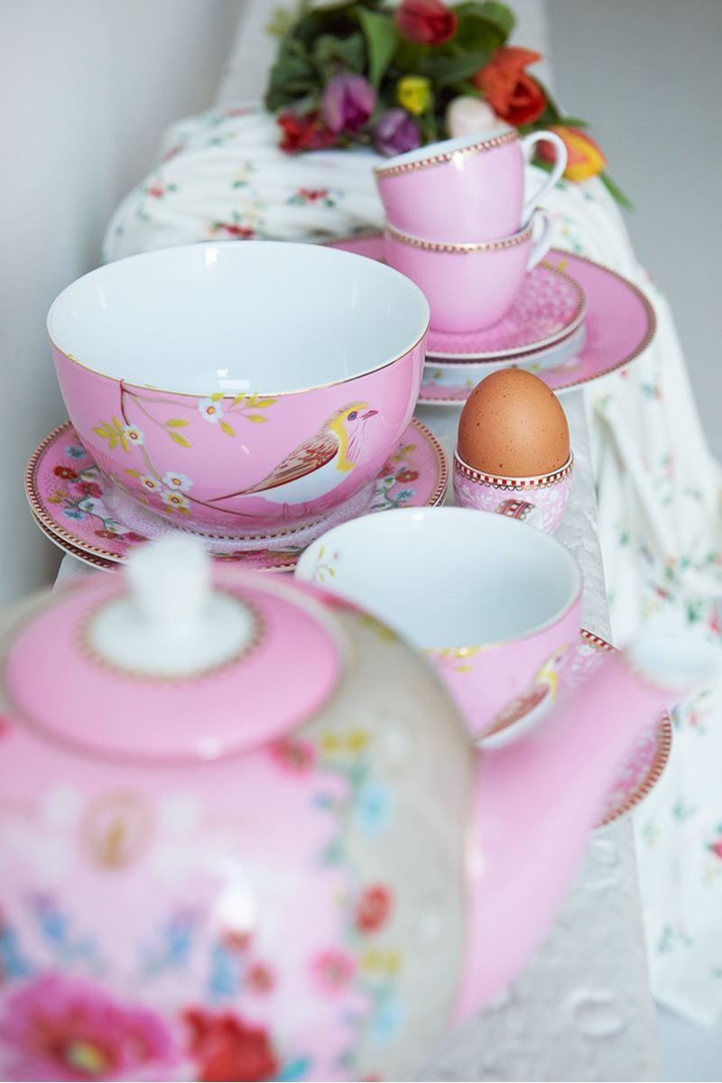 Floral Schale Early Bird 15 cm Rosa