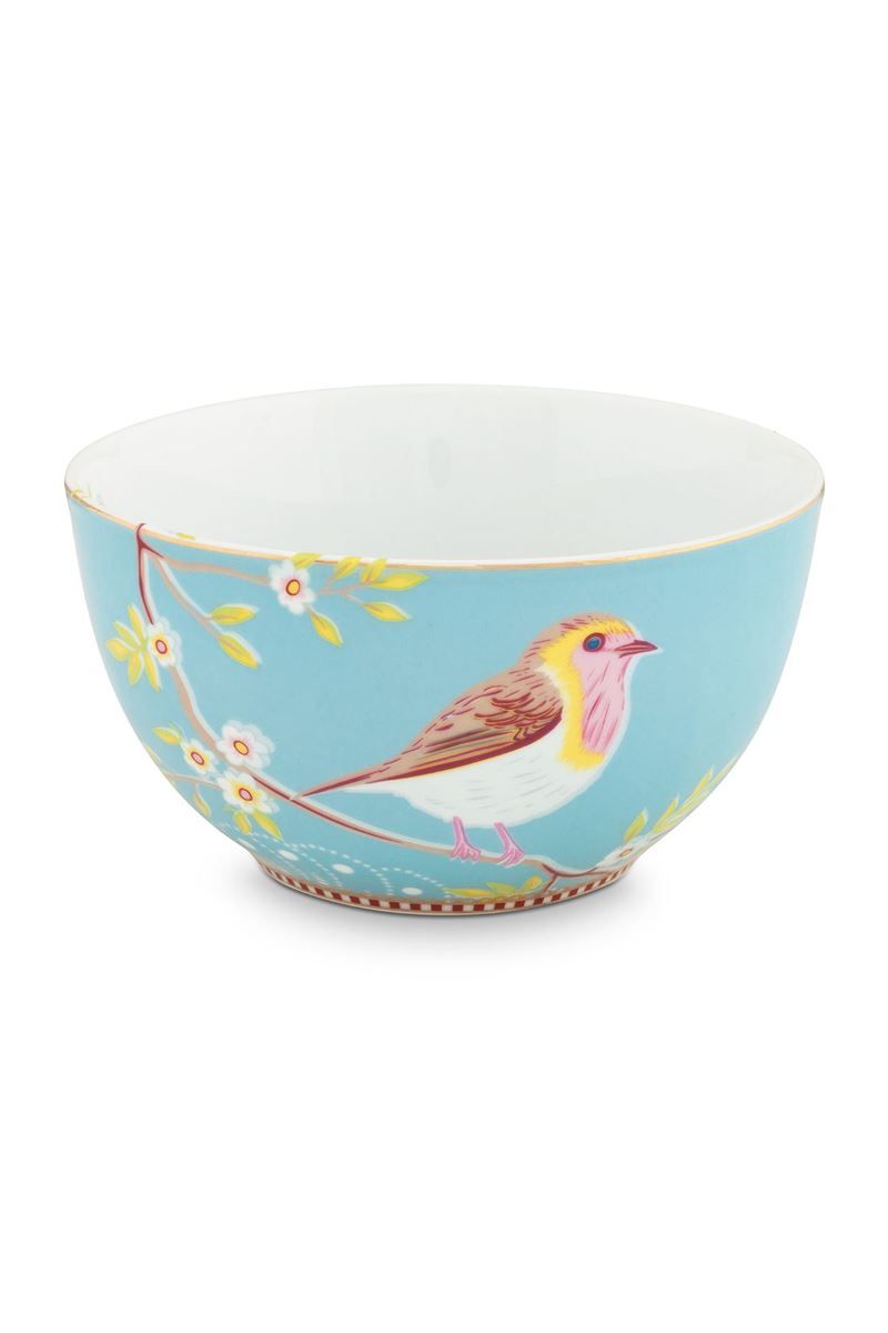 Floral Bowl Early Bird 15 cm Blue