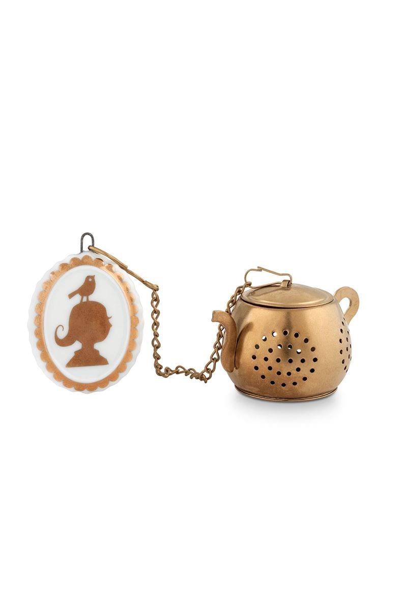 Royal White Tea Infuser Medaillon  