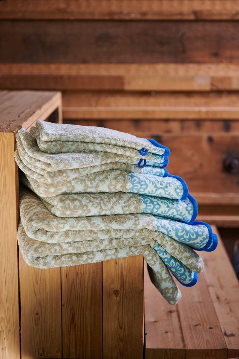 Guest towel Jacquard Check Khaki 30x50 cm