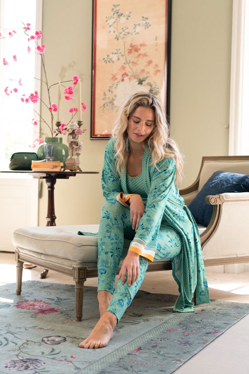 Kimono Tokyo Blossom Grün