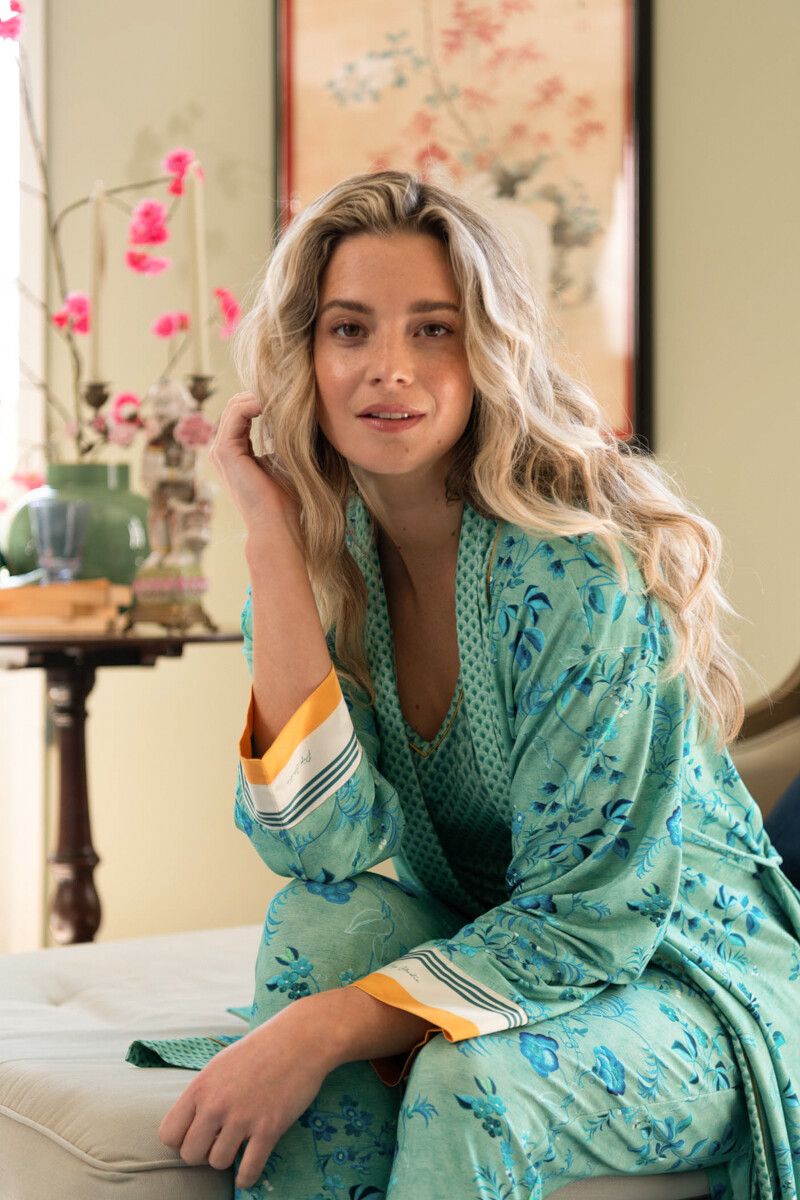 Kimono Tokyo Blossom Grün