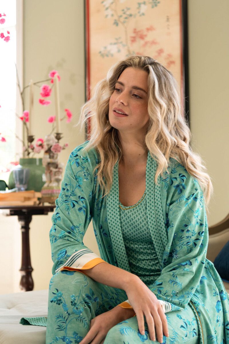 Kimono Tokyo Blossom Grün
