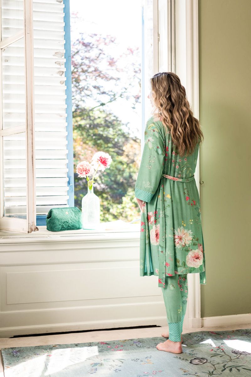 Lange Broek Tokyo Bouquet Groen
