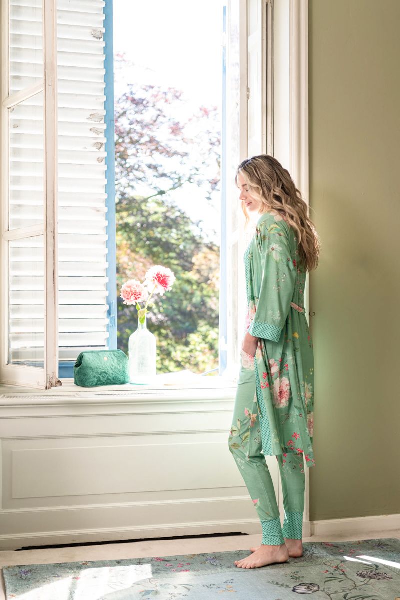 Lange Broek Tokyo Bouquet Groen