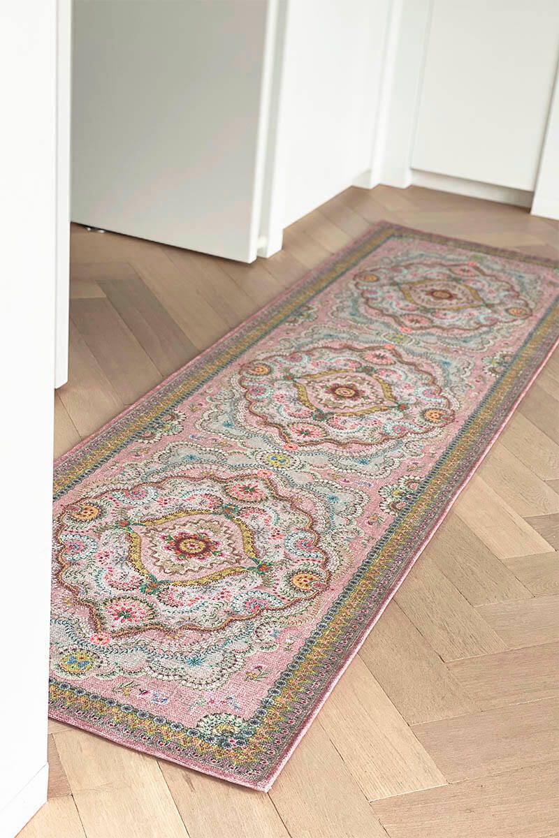 Tapis Coureur Majorelle par Pip Pastel Rose