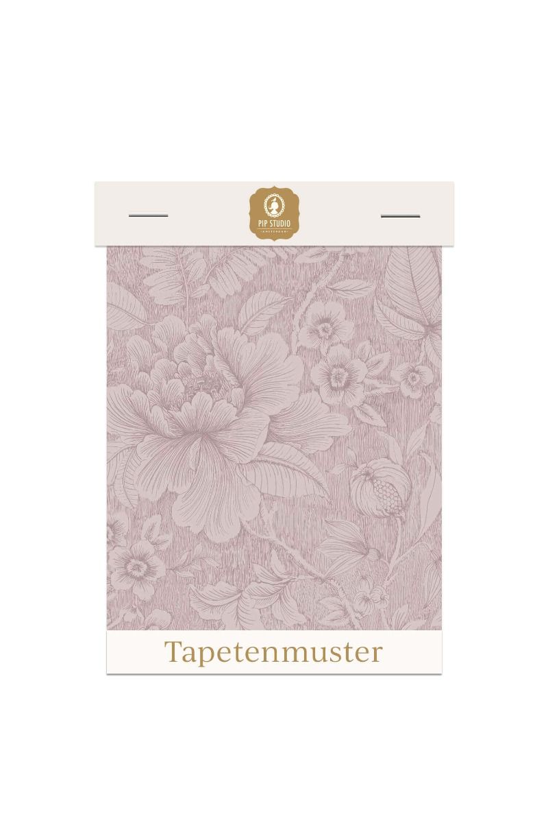Tapetenmuster Casa dei Fiori Hellmauve
