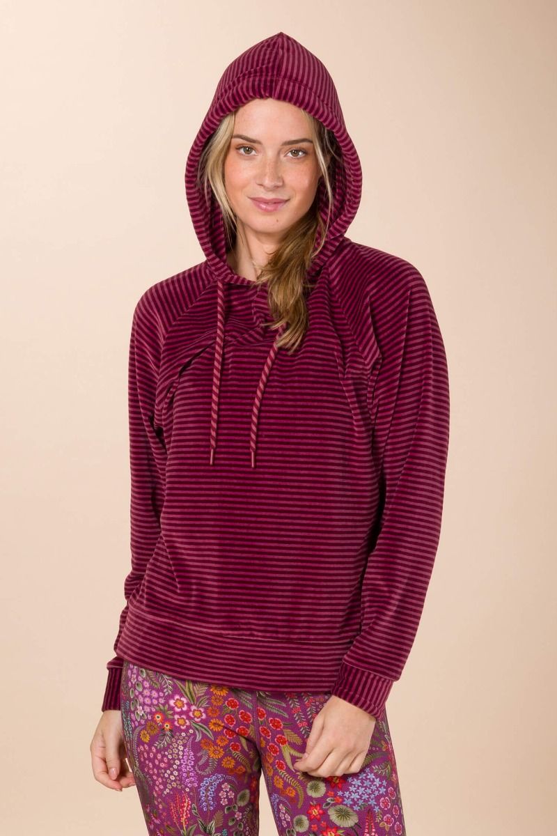 Tamari Pull Velvet Little Sumo Stripe Rouge Rose