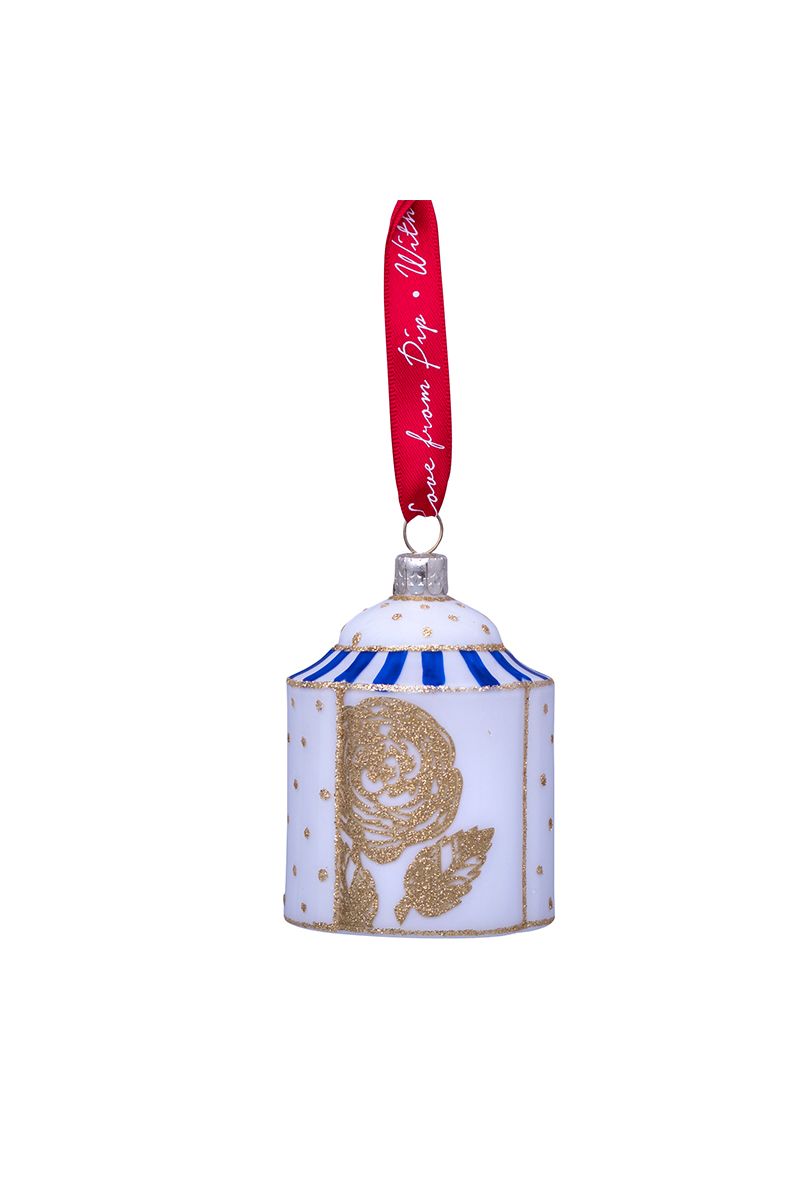 Ornament Glass Storage Jar 8 cm