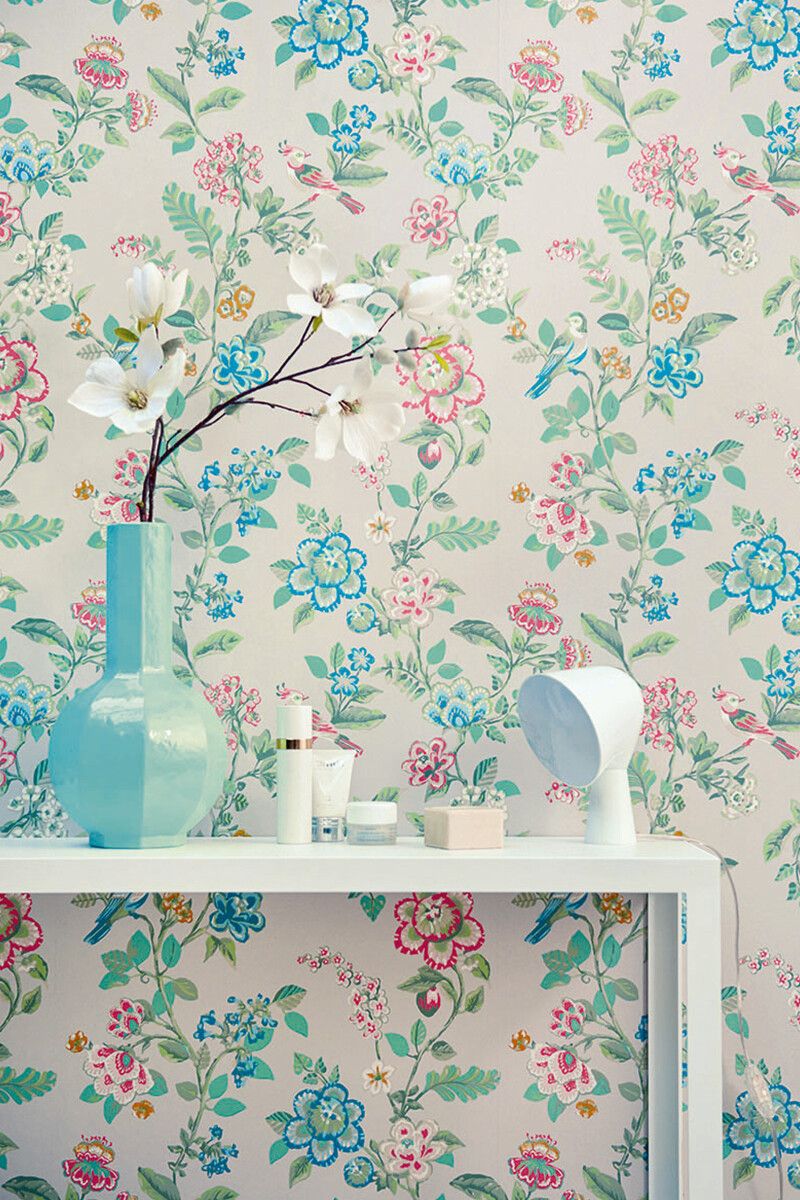 Pip Studio Botanical Print Non-Woven Wallpaper Khaki