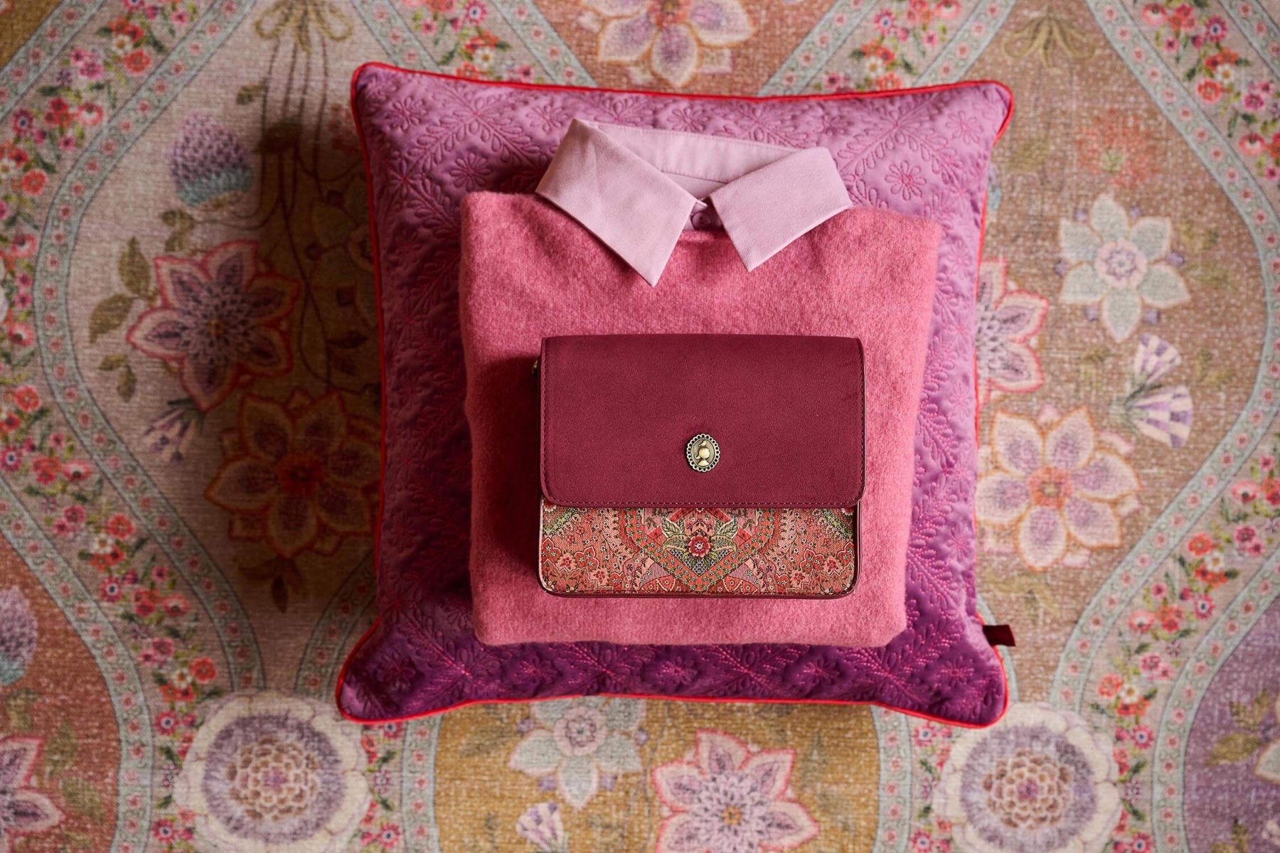 Sac Bandoulière Fenna Petit Jabali Rouge