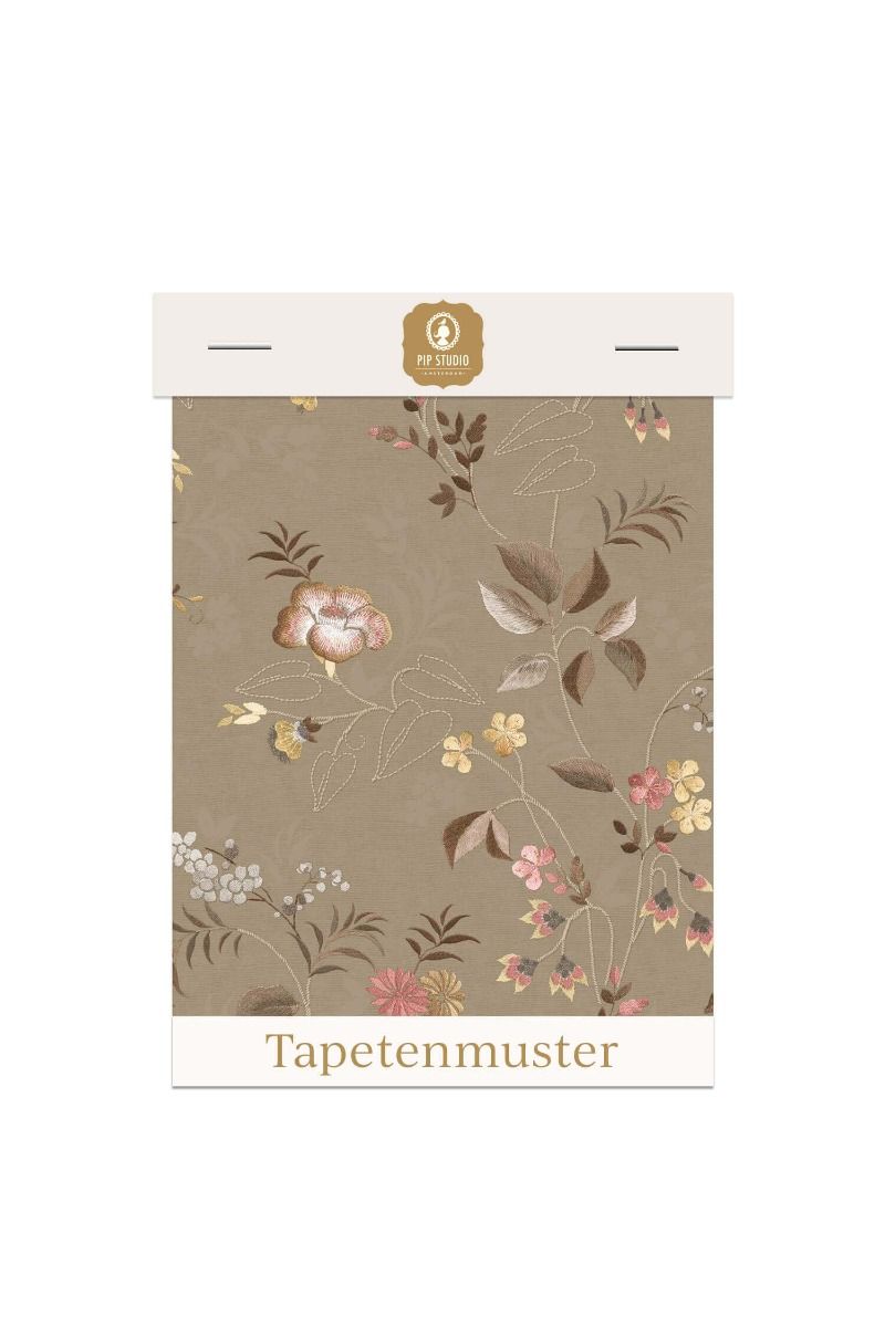 Tapetenmuster Tokyo Blossom Khaki