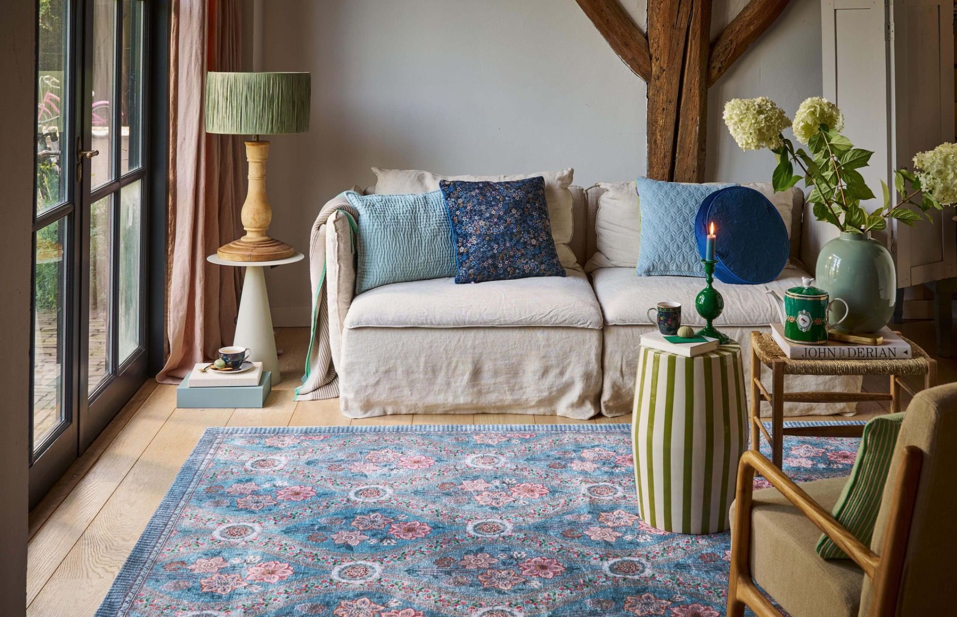Sierkussen Quilty Dreams Blauw Groen