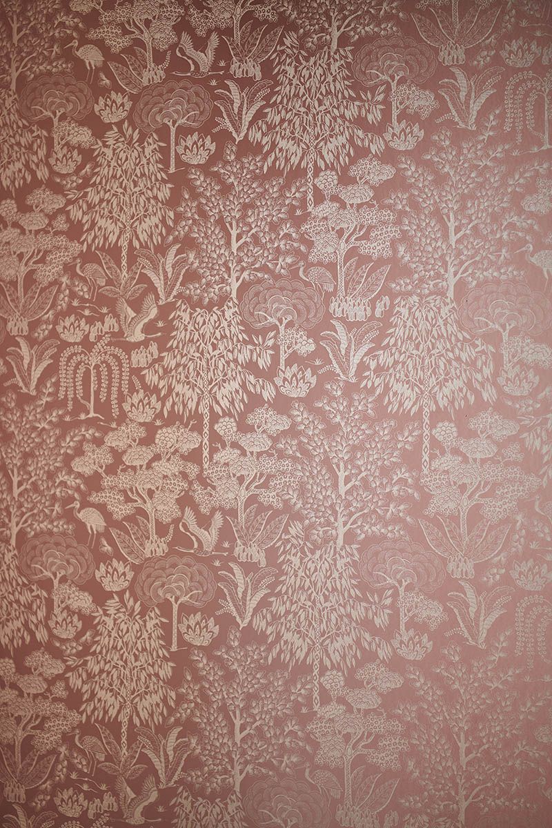 Pip Studio Origami Tree Non-Woven Wallpaper Terra/Rosegold