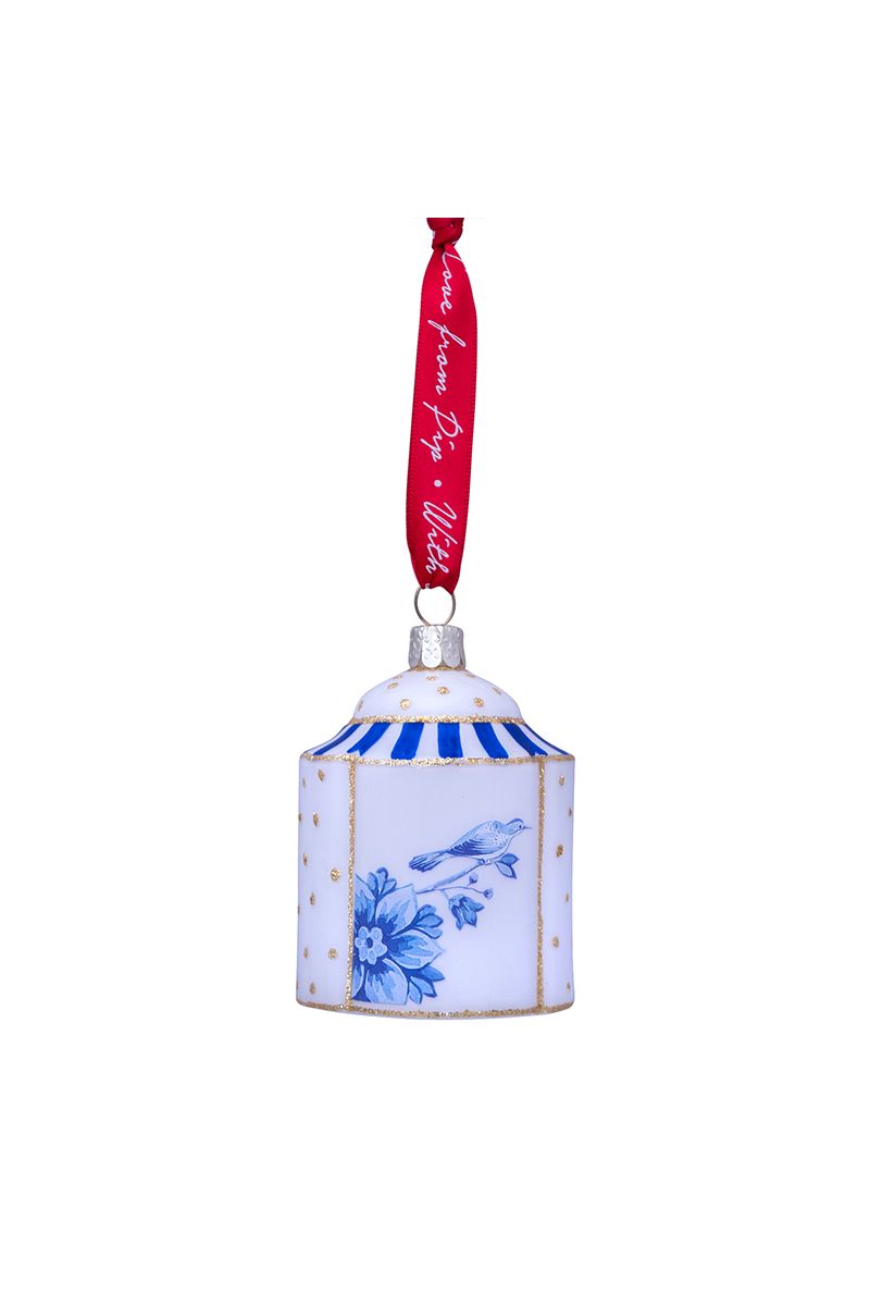 Ornament Glass Storage Jar 8 cm