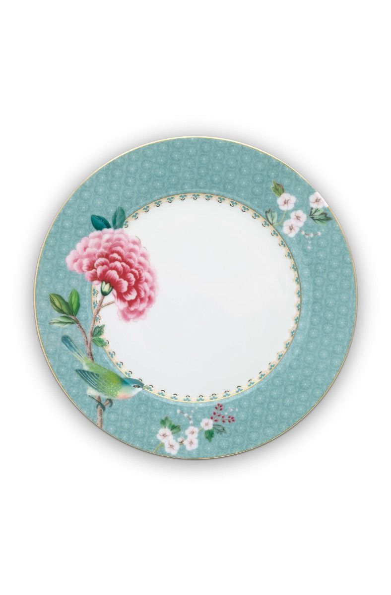 Blushing Birds Frühstück Set/3 Blau