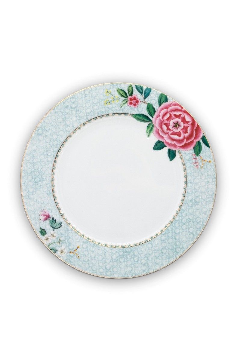 Assiette Plate Blushing Birds en Coloris Blanc 26.5 cm