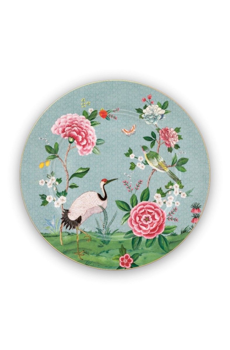 Blushing Birds Platzteller 32 cm blau