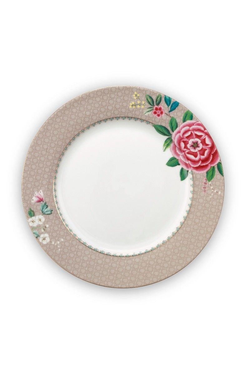Blushing Birds Dinner Plate Khaki 26.5 cm