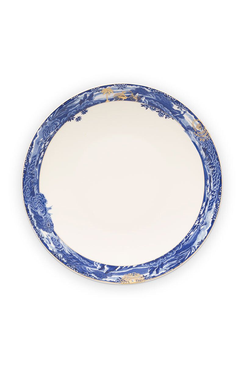 Heritage Suppenteller Grenze Blau 25.5 cm