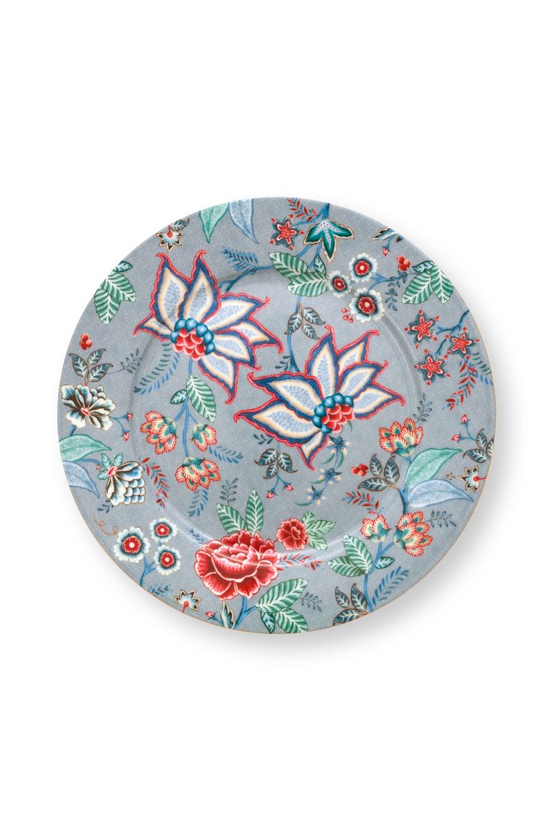 Flower Festival Underplate Light Blue 32 cm