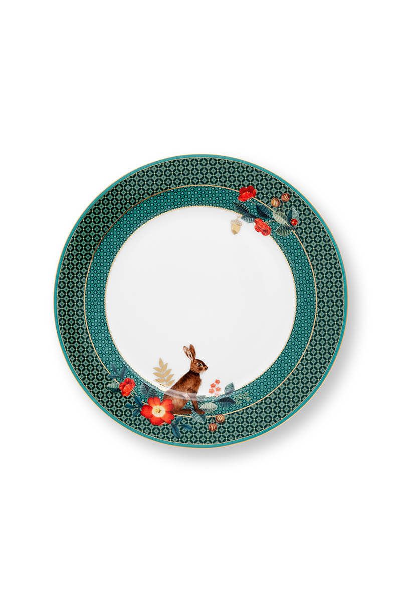 Winter Wonderland Breakfast Plate Green 21 cm