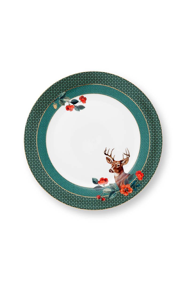 Winter Wonderland Dinner Plate Green 26.5 cm