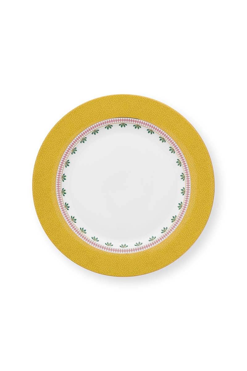 Assiette Plate La Majorelle en Coloris Jaune 26,5 cm