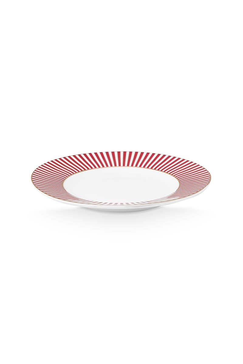 Royal Stripes Petit Four Dark Pink 12cm