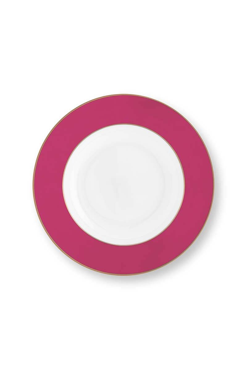 Pip Chique Deep Plate Pink 23.5cm