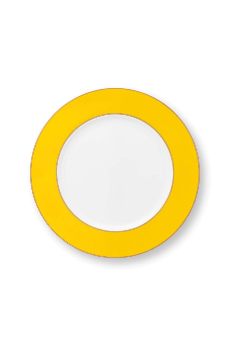 Pip Chique Assiette Plate Jaune 28cm