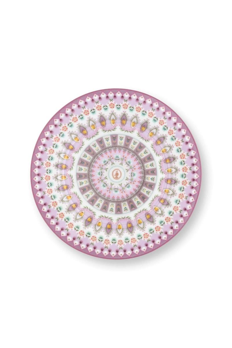 Lily & Lotus Pastry Plate Lilac 17cm