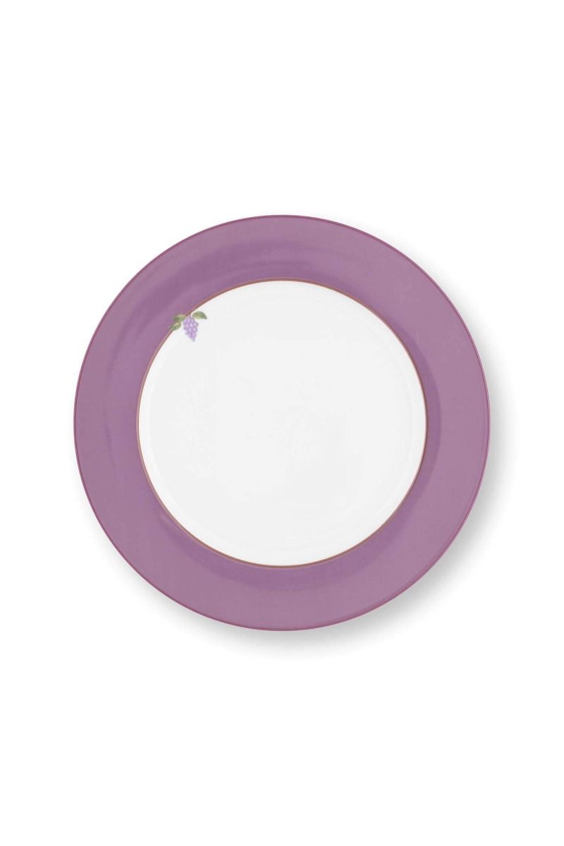 Lily & Lotus Assiette Plate Uni Lilas 26.5cm