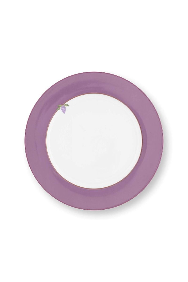 Lily & Lotus Dinner Plate Lilac 26.5cm