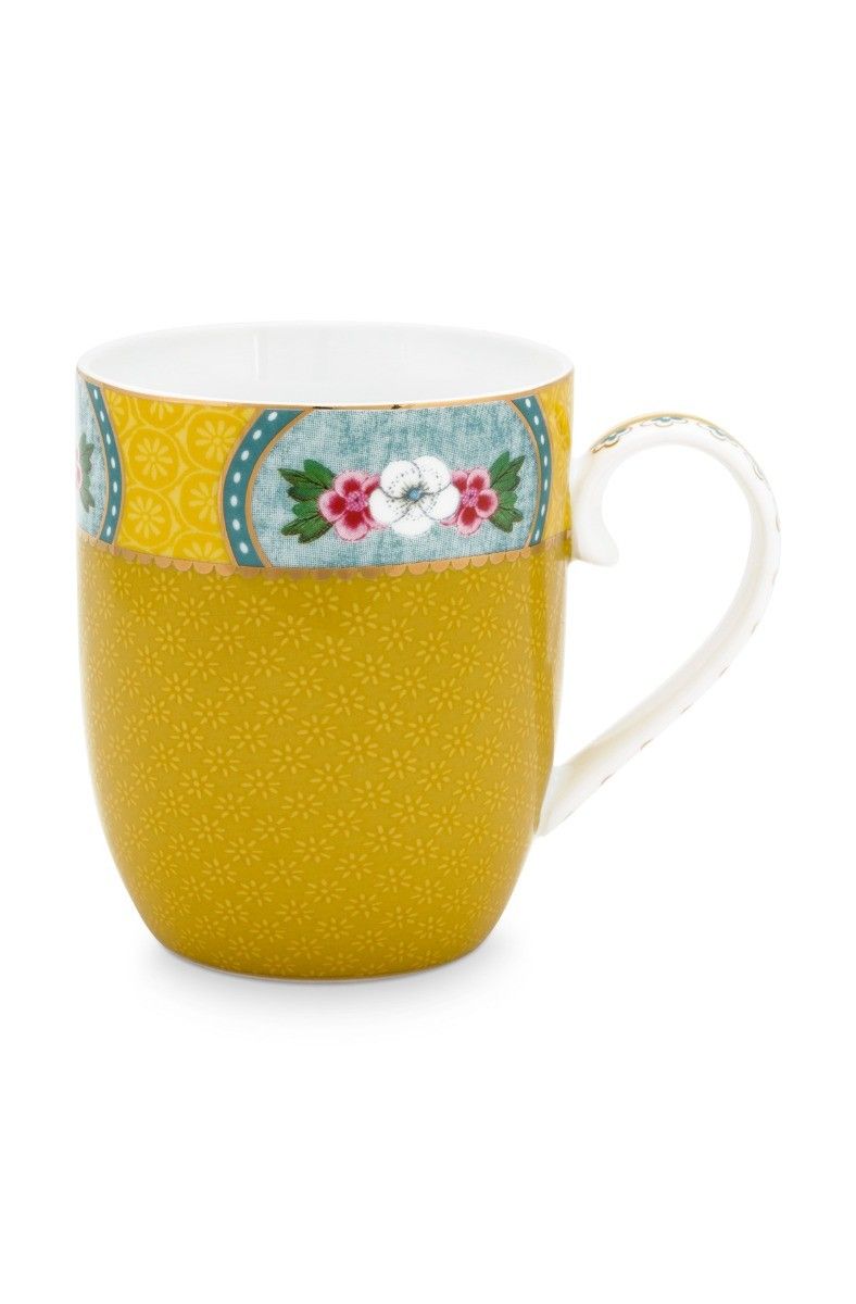 Blushing Birds Mug Small Yellow