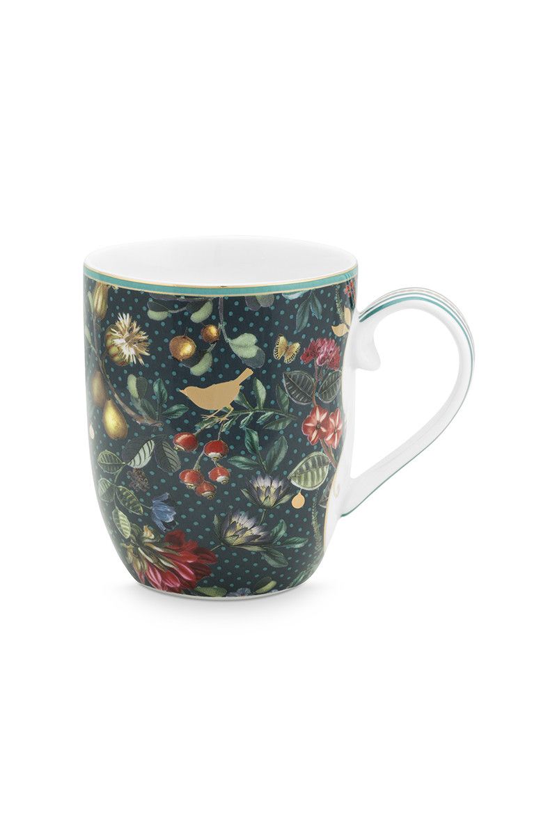 Winter Wonderland Tasse Klein Dunkelblau