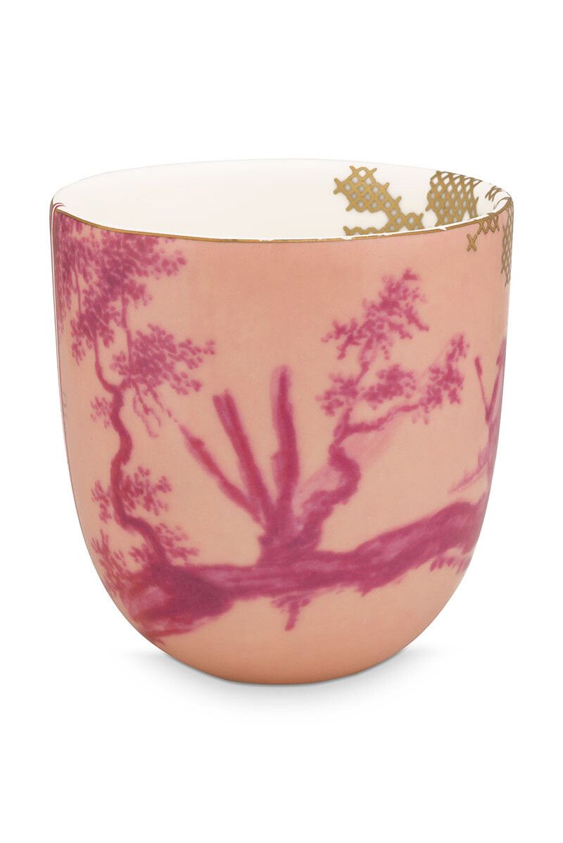 Tasse de Grande Heritage Painted en Coloris Rose
