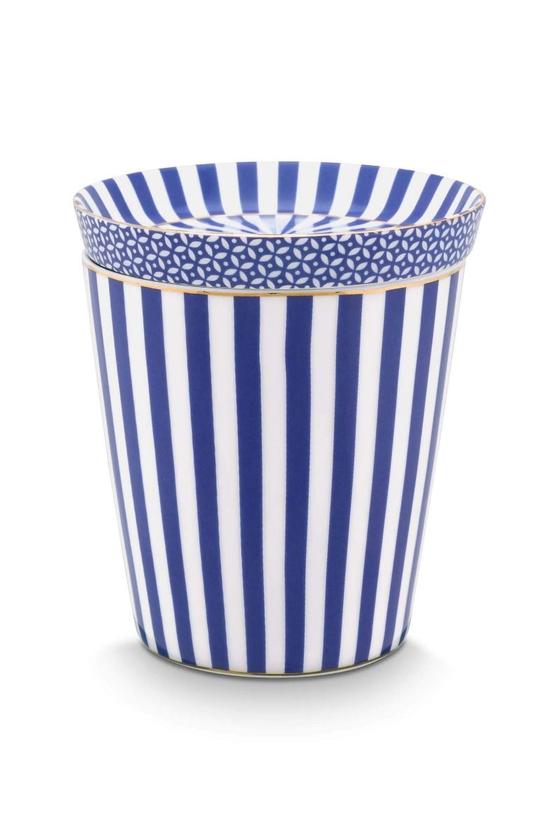 Tasse de Petite Taille & Conseil de Thé Royal Stripes Bleu