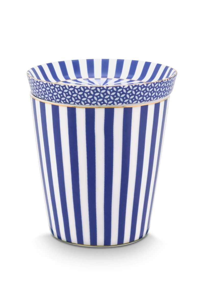 Royal Stripes Tasse & Teebeutelablage Blau