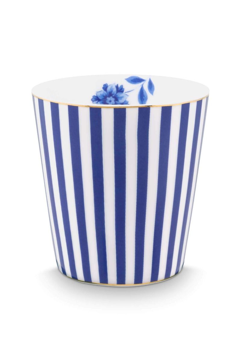 Royal Stripes Tasse & Teebeutelablage Blau